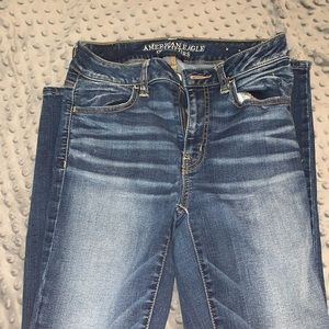 American Eagle dark wash jeggings